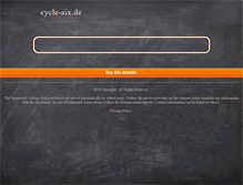 Tablet Screenshot of cycle-aix.de